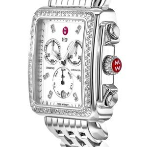Michele Deco Diamond Bezel Women's Watch